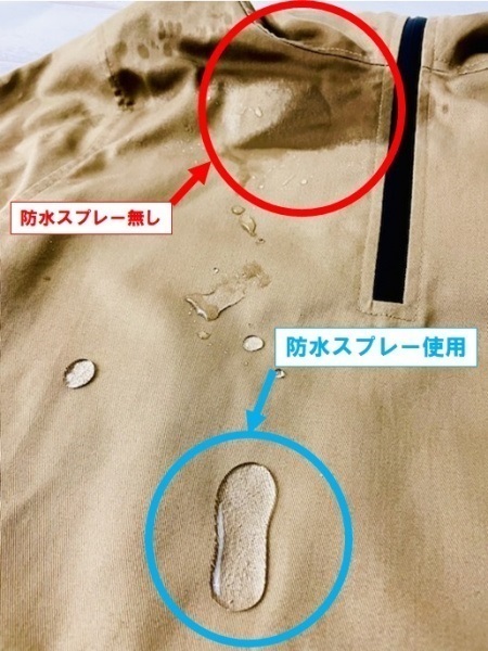 透湿繊維用防水スプレー